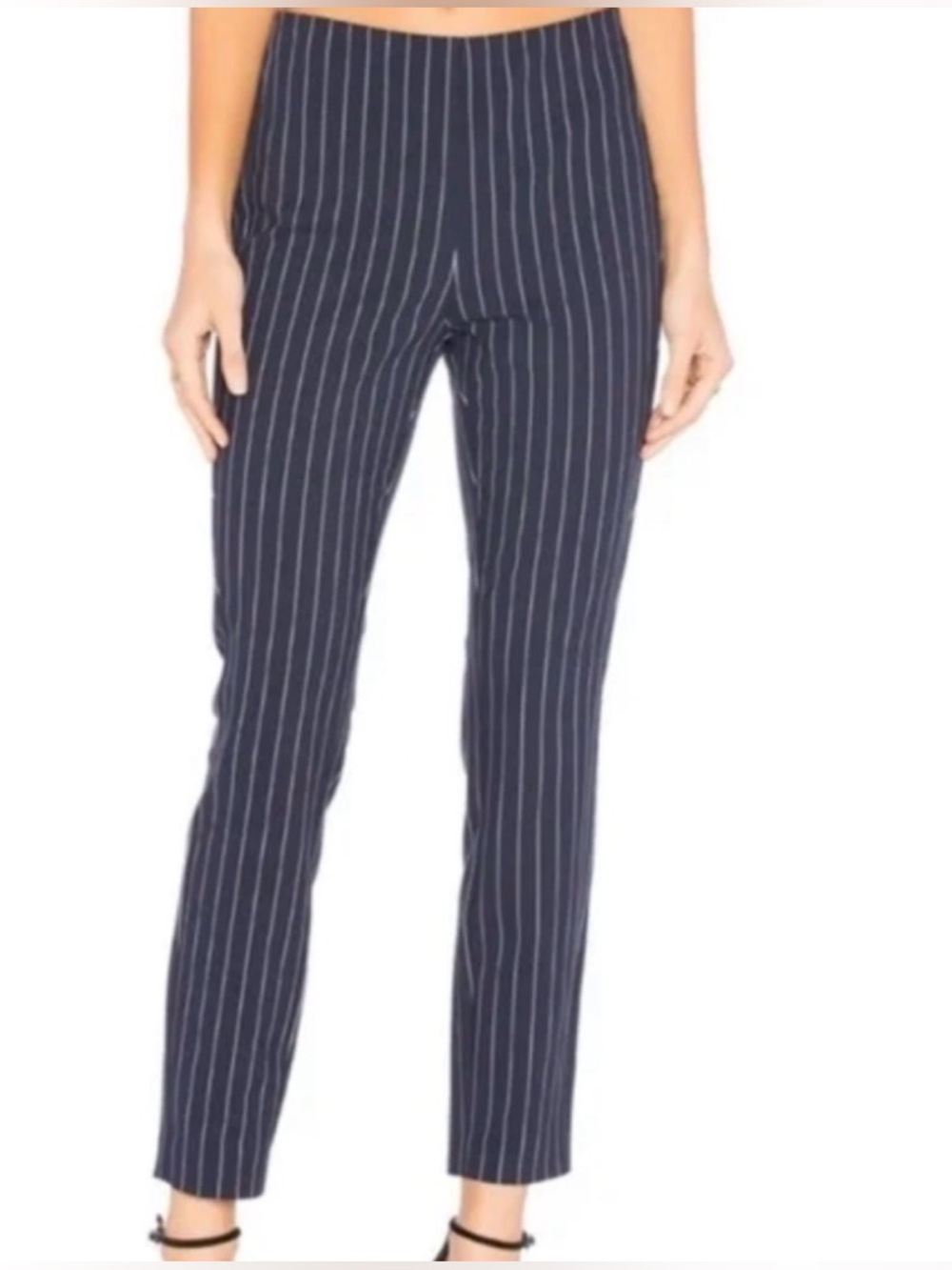 Rag & Bone Simone Navy Pinstripe Pant size 4